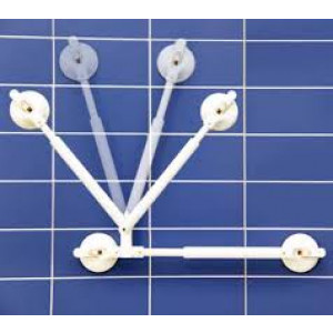 MANIGLIONE DA PARETE SNODABILE