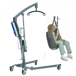 SOLLEVATORE ELETTRICO PER ANZIANI E DISABILI ATLANTE + IMBRACATURA STANDARD UNIVERSALE IN OMAGGIO (INVACARE)