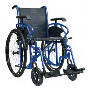 CARROZZINA MANUALE PIEGHEVOLE STANDARD CON RUOTE DA AUTOSPINTA