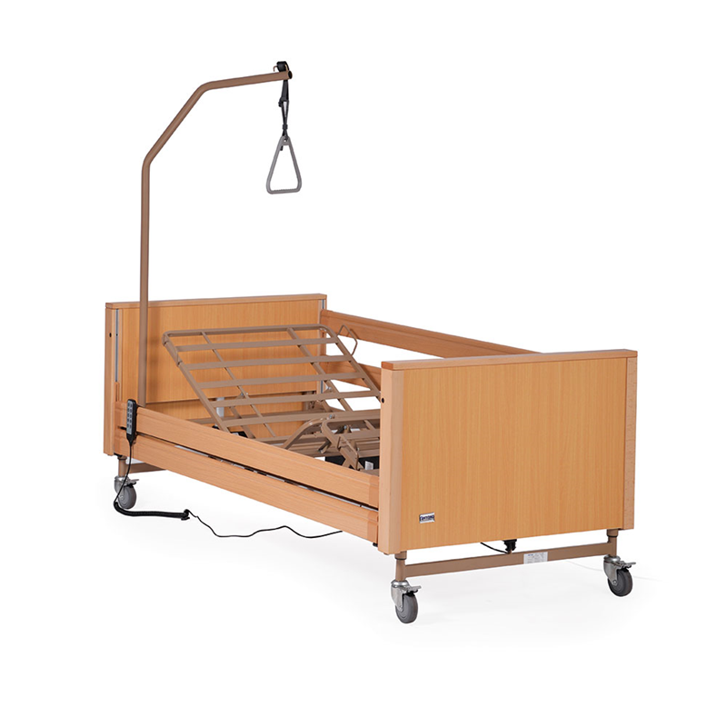 LETTO ORTOPEDICO ELETTRICO IN LEGNO PER ANZIANI E DISABILI - SOCRATE