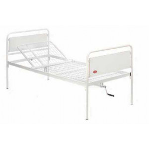 LETTO ORTOPEDICO MANUALE 1 MANOVELLA PER ANZIANI E DISABILI - TULIPANO MI100 