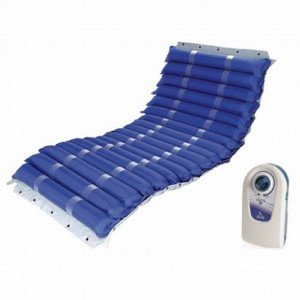 KIT ANTIDECUBITO A CICLO ALTERNATO PIUMA LAD463 - MATERASSO AD ELEMENTI INTERCAMBIABILI E COMPRESSORE CON REGOLAZIONE