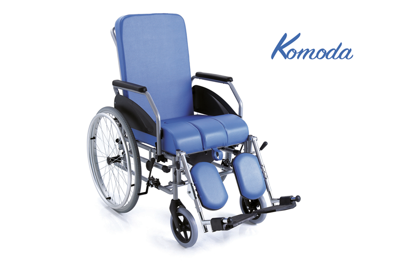 SEDIA COMODA RECLINABILE CON RUOTE AUTOSPINTA -RC340