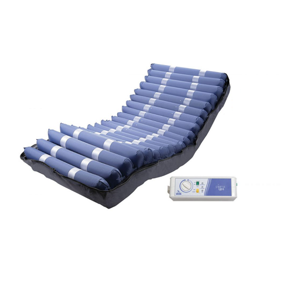 KIT ANTIDECUBITO A CICLO ALTERNATO PIUMA UP3 - MATERASSO A ELEMENTI INTERCAMBIABILI H 20 CM - COMPRESSORE CON REGOLAZIONE - LAD475 