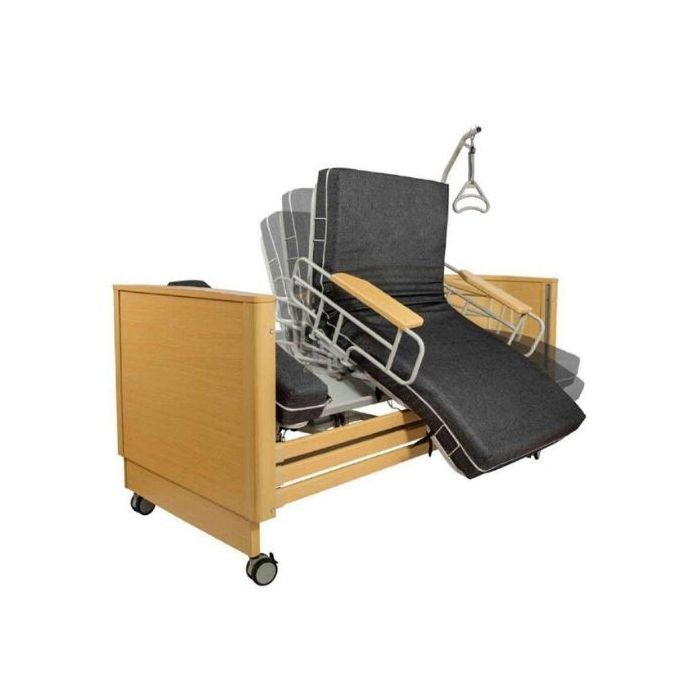 LETTO ORTOPEDICO ELETTRICO GIREVOLE TWIST CON MATERASSO IN OMAGGIO 