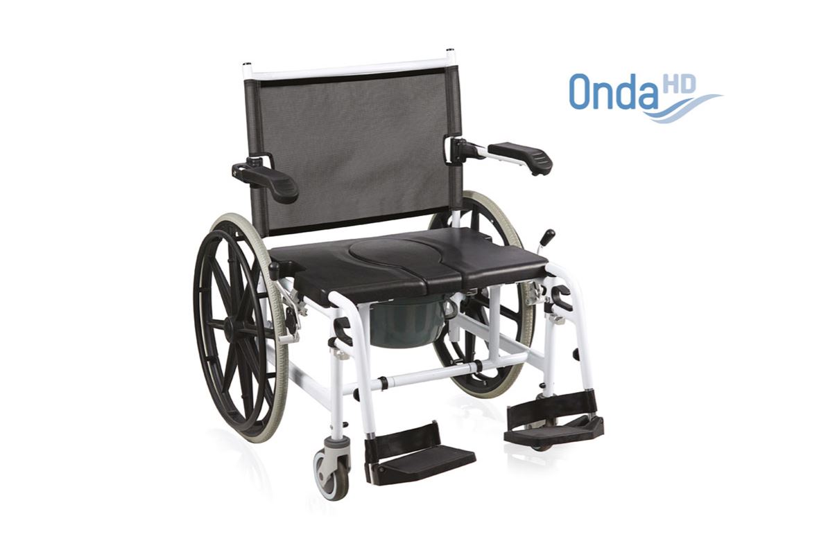 SEDIA DOCCIA E  WC AD AUTOSPINTA E SMONTABILE – SERIE ONDA HD - RH840 (MORETTI)