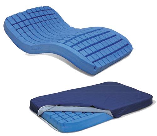 MATERASSO ANTIDECUBITO DA UNA PIAZZA E MEZZA POLYPLOT CON COPERTURA POLYMAILLE