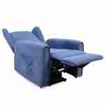 POLTRONA RELAX ELETTRICA RECLINABILE ED ELEVABILE CON 2 MOTORI PER ANZIANI OLIMPIA