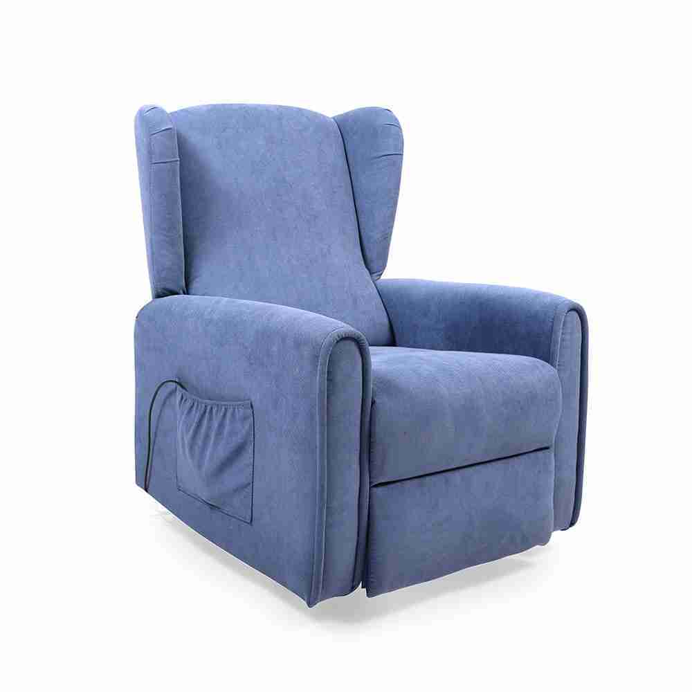 POLTRONA RELAX ELETTRICA RECLINABILE ED ELEVABILE CON 2 MOTORI PER ANZIANI OLIMPIA