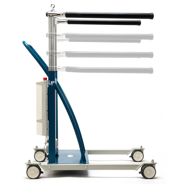 SOLLEVATORE ELETTRICO A DOPPIA COLONNA E DOPPIO BRACCIO N200 UP + IMBRACATURA N9661 IN OMAGGIO