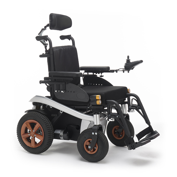 CARROZZlNA ELETTRONICA IN ALLUMINIO PER ANZIANI E DISABILI - SCHIENALE TENSIONABILE - K-SPEEDY