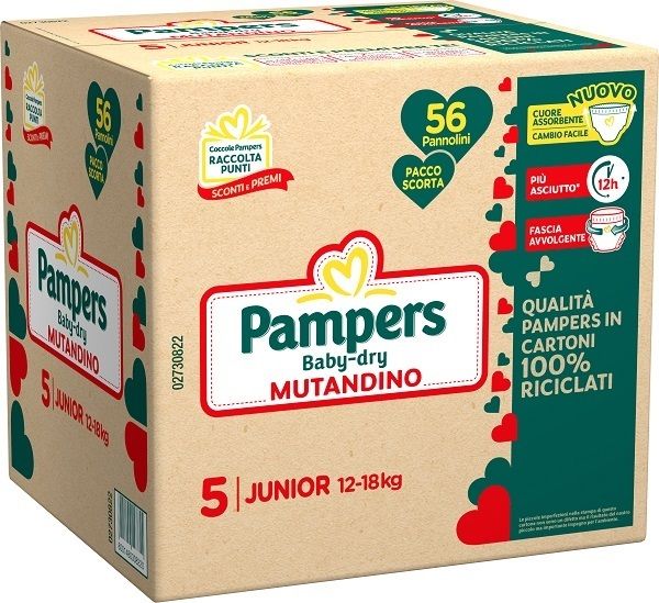 PAMPERS BD QUA MUT DWCT J 56PZ